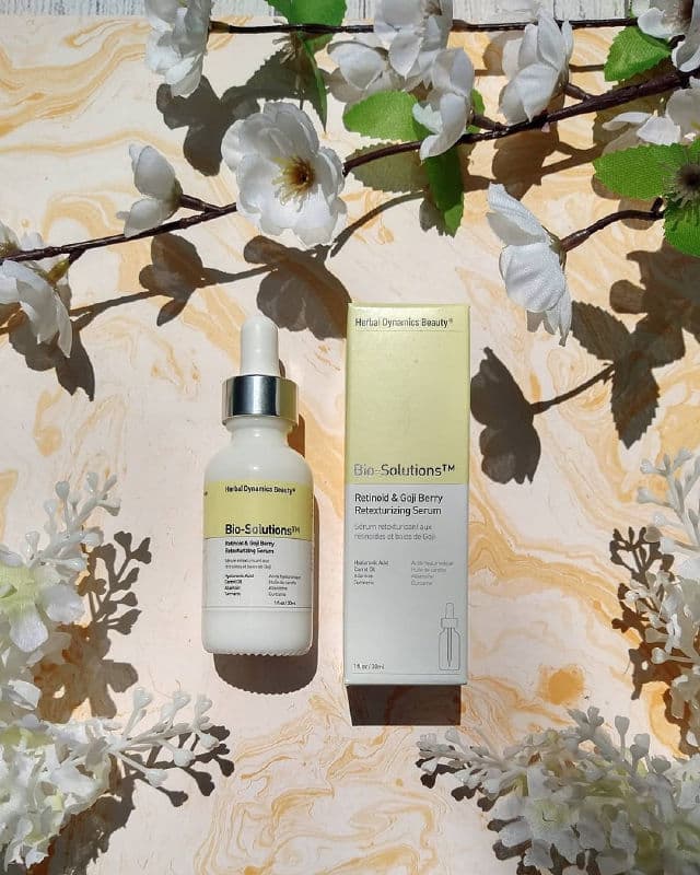 Herbal Dynamics Beauty Bio-Solutions™ Retinoid & Goji Berry Retexturizing Serum review photo by MegsWorldandDiary