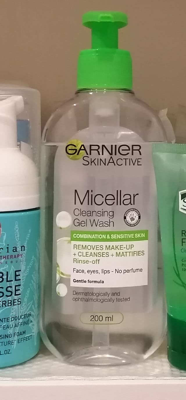 Garnier Micellar Cleansing Gel Wash For Combination Skin review photo by Shixx95