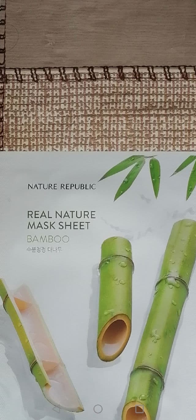 NATURE REPUBLIC Real Nature Bamboo Mask Sheet review photo by Reenybees