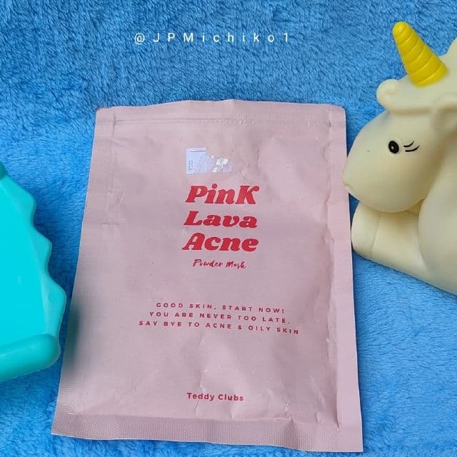 Teddy Clubs Pink Lava Acne Powder Mask review photo by Michico