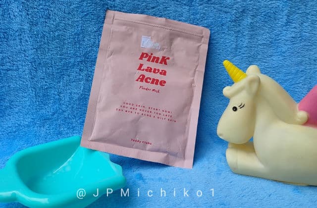 Teddy Clubs Pink Lava Acne Powder Mask review photo by Michico