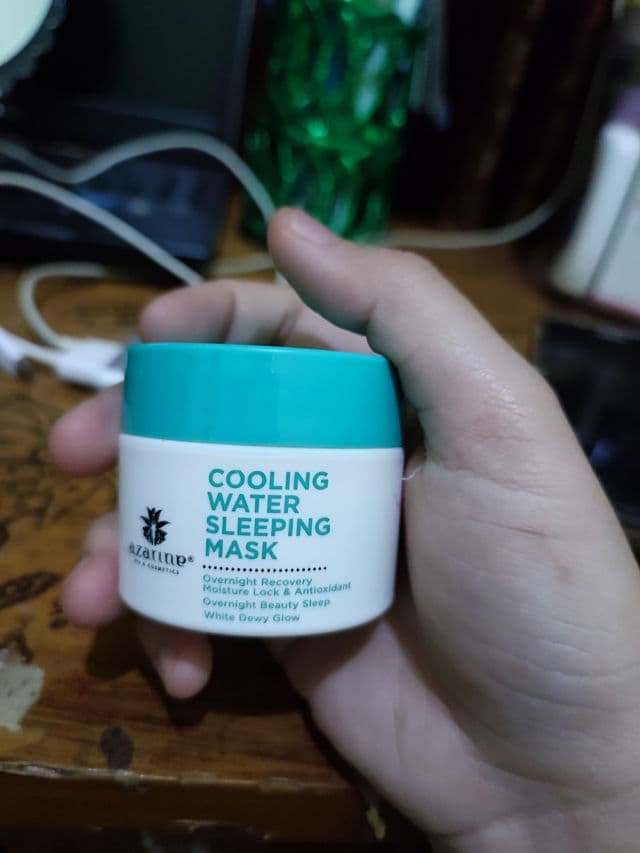Azarine Cooling Water Sleeping Mask review photo by Michico