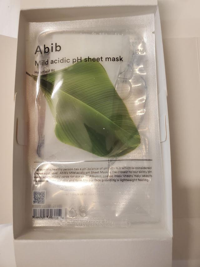 Mild Acidic pH Sheet Mask Heartleaf Fit product review