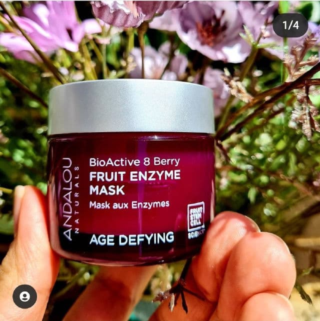 Andalou Naturals Age Defying BioActive Berry Fruit Enzyme Mask review photo by Minabutt