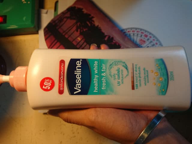 Vaseline Healthy White Fresh & Fair Cooling UV Gel Lotion review photo by Minene