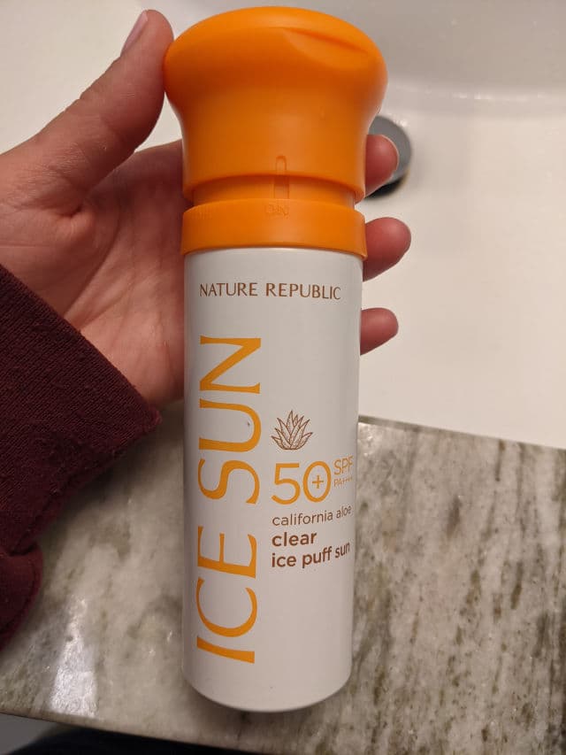 NATURE REPUBLIC California Aloe Ice Puff Sun review photo by Misshell