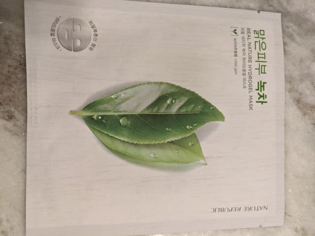 NATURE REPUBLIC Real Nature Hydrogel Mask Green Tea review photo by Misshell