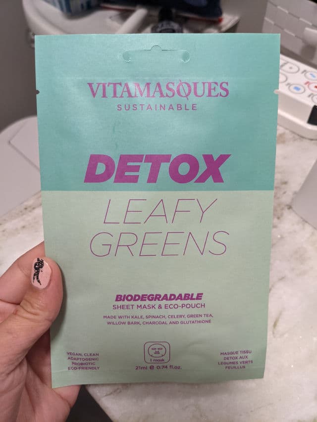 Vitamasques Detox Leafy Greens Biodegradable Sheet Mask review photo by Misshell