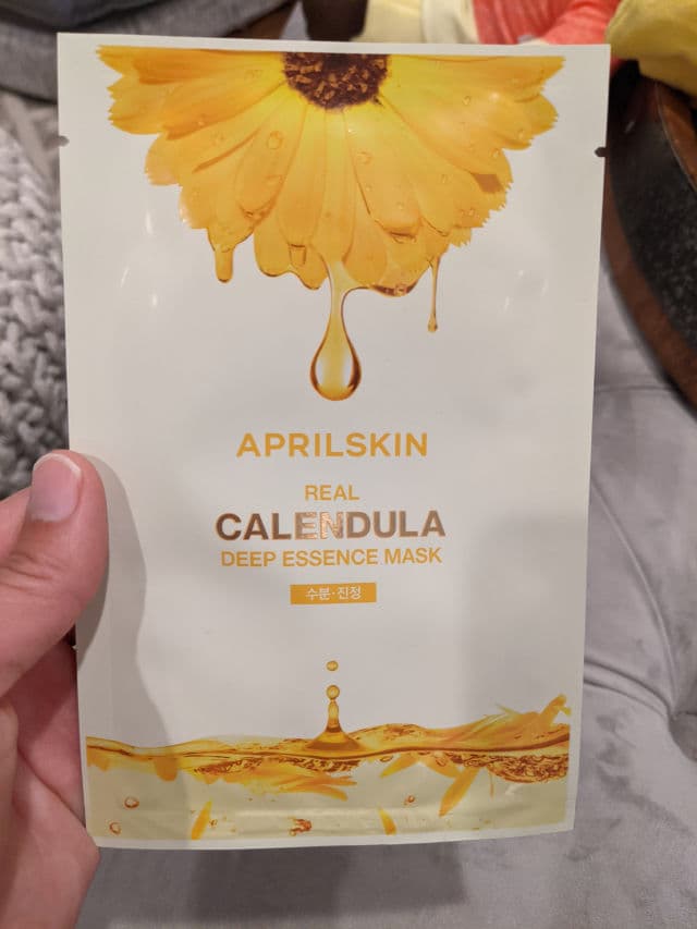 APRIL SKIN Real Calendula Deep Essence Mask review photo by Misshell