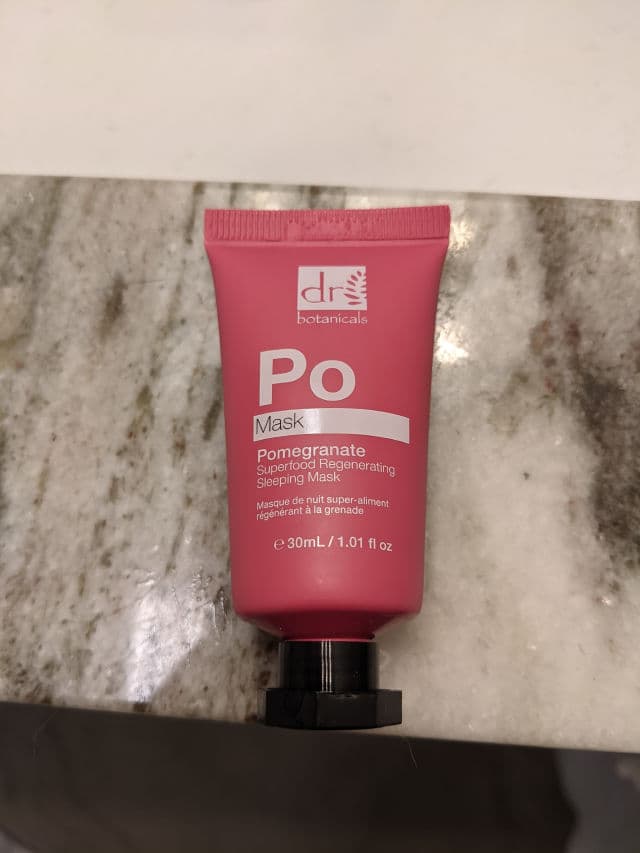 Dr. Botanicals Pomegranate Superfood Regenerating Sleeping Mask review photo by Misshell