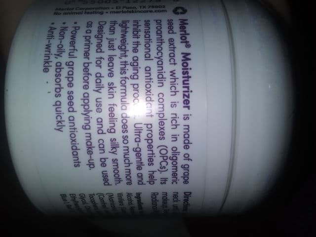 Merlot Anti-Wrinkle Cream review photo by Moirah