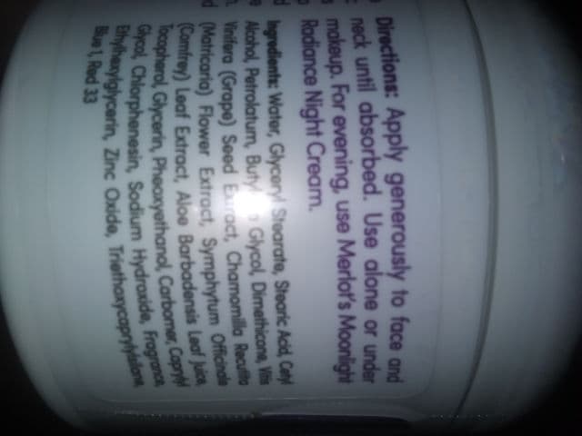 Merlot Anti-Wrinkle Cream review photo by Moirah