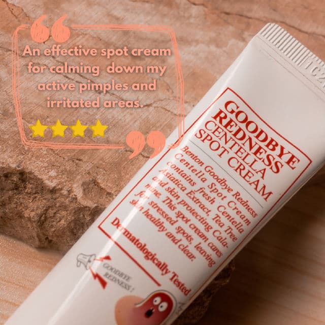 BENTON Goodbye Redness Centella Spot Cream review photo by Mooi