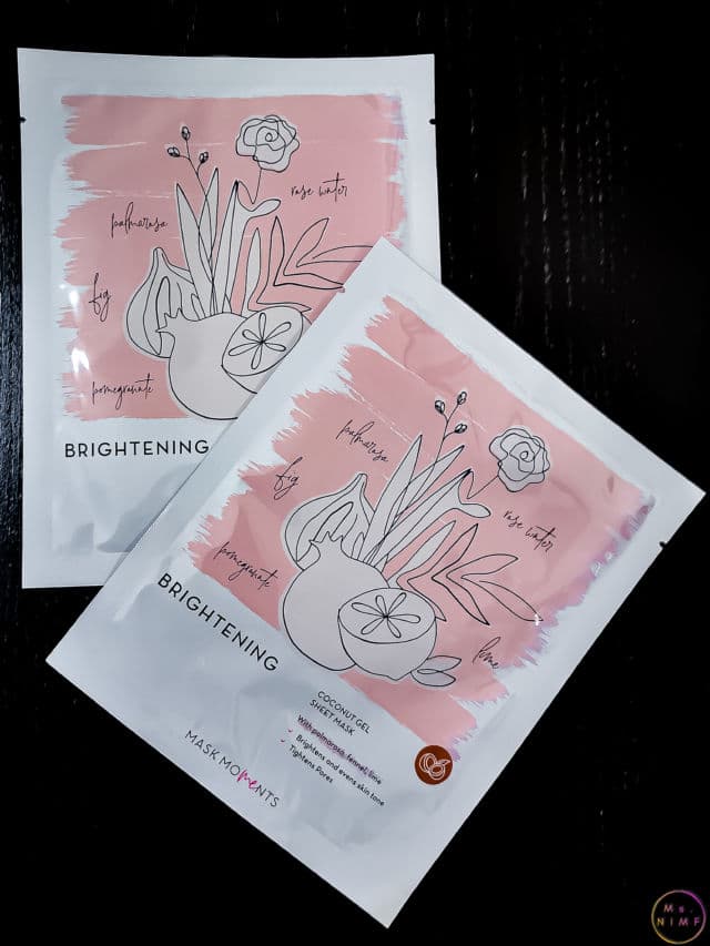 Mask Moments Brightening Coconut Gel Sheet Mask review photo by MsNIMF