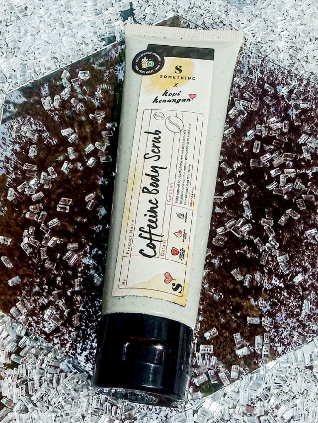 Somethinc Coffeeinc Body Scrub review photo by MuslimDarmawan