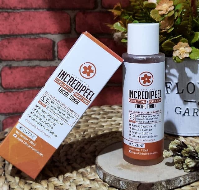 Aizen Incredipeel Exfoliating + Purifying Facial Toner review photo by Muthia1190