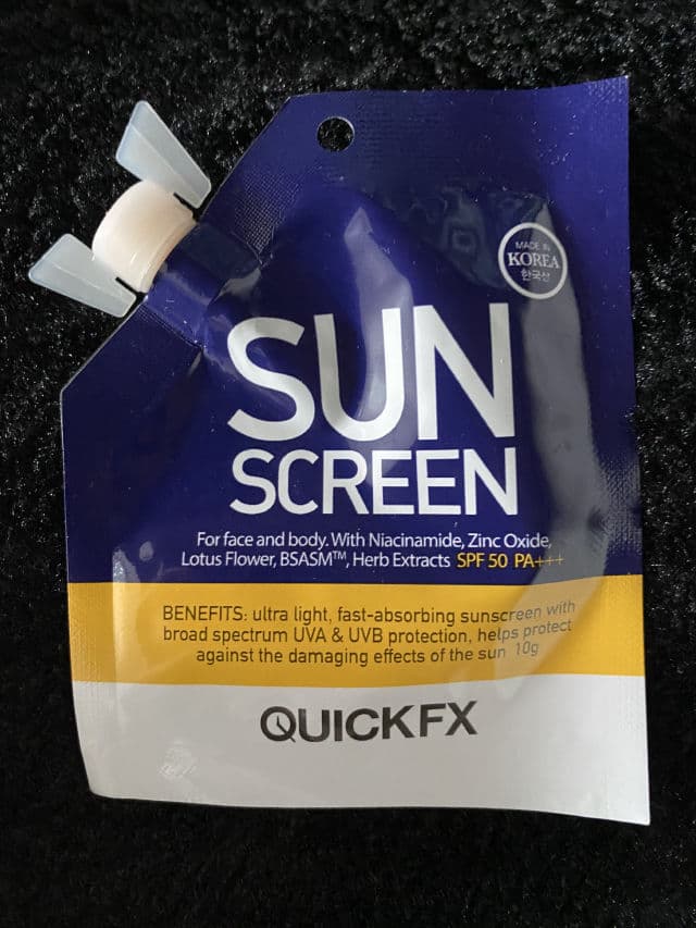 QUICK FX Sun Block 10g review photo by Mystique