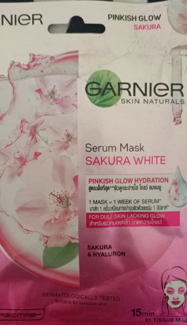 Garnier Sakura Pink Clay Mask review photo by MARIAMS