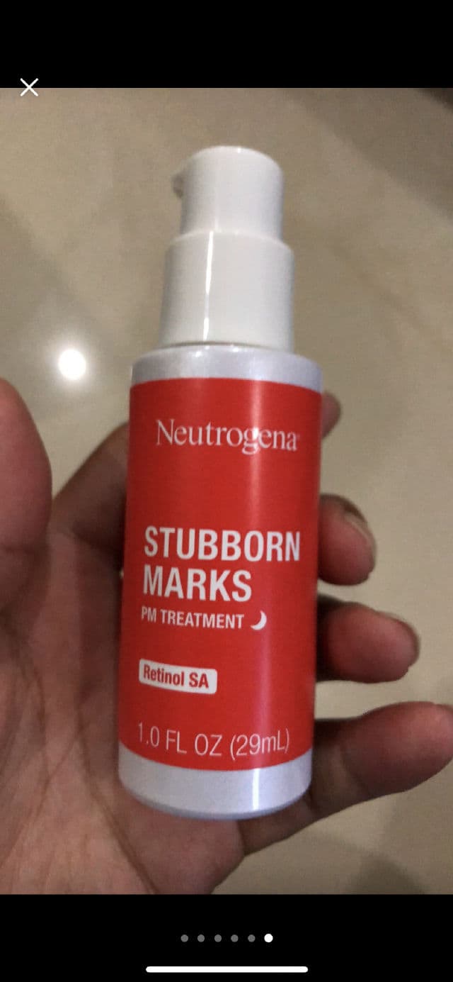 Neutrogena Stubborn Marks PM Treatment with Retinol SA review photo by Naddya