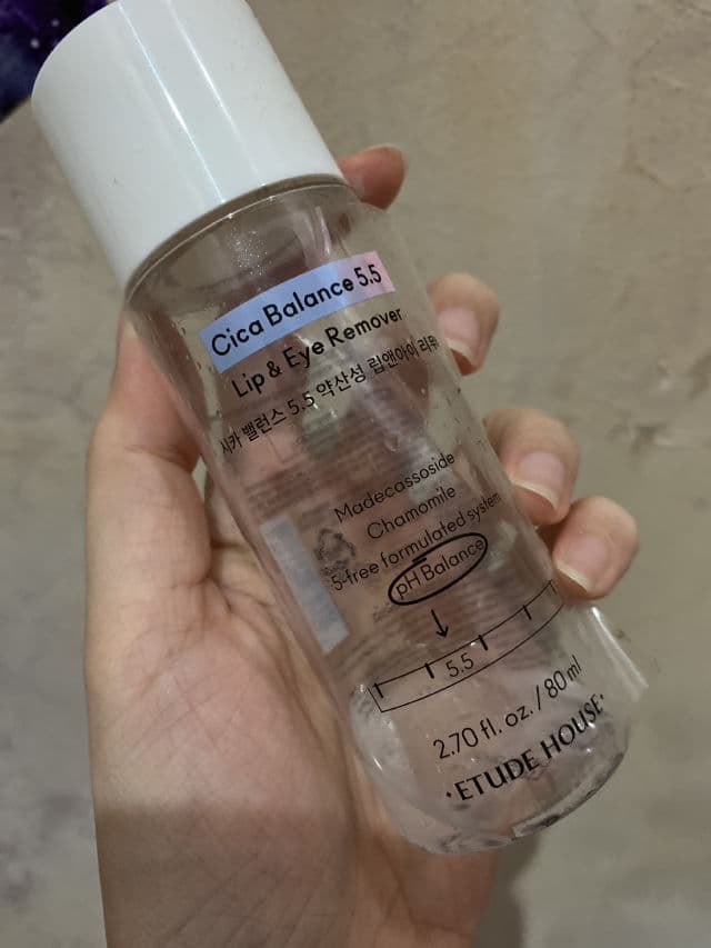 ETUDE Cica Balance 5.5 Lip & Eye Remover review photo by Celinadh