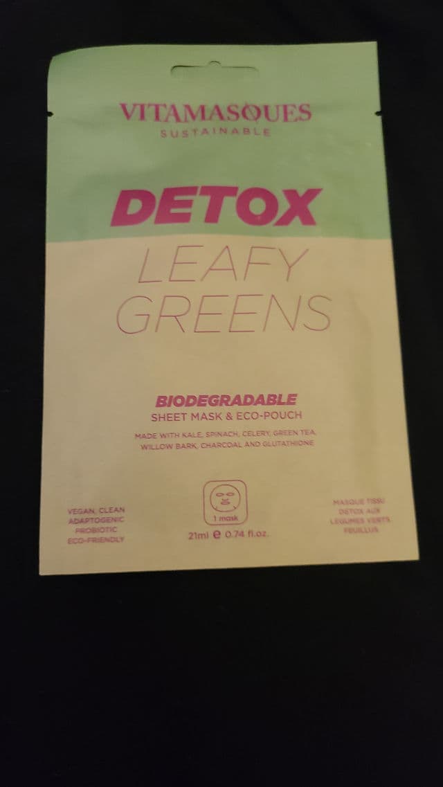 Vitamasques Detox Leafy Greens Biodegradable Sheet Mask review photo by NatRose