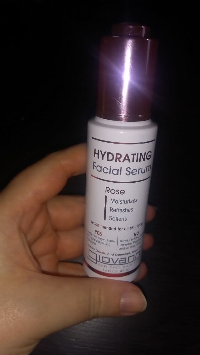 Giovanni Hydrating Facial Serum – Rose review photo by Snowbeauty