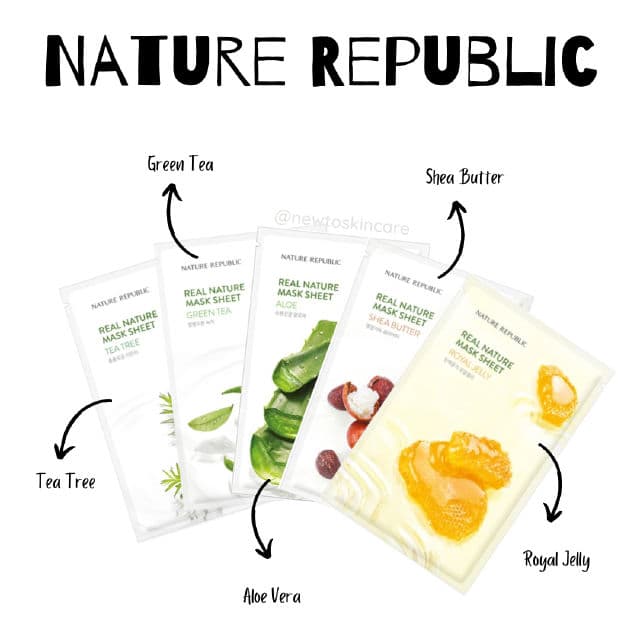 NATURE REPUBLIC Real Nature Green Tea Mask Sheet review photo by Newtoskincare