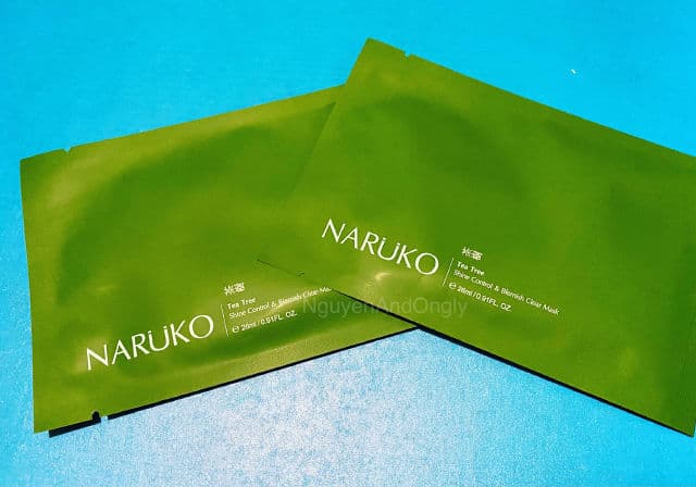 Naruko Tea Tree Shine Control & Blemish Clear Mask review photo by NguyenAndOngLy