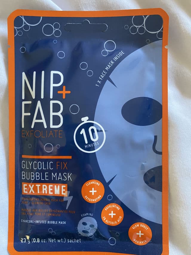 Nip + Fab Glycolic Fix Bubble Sheet Mask Extreme  review photo by NiaRey