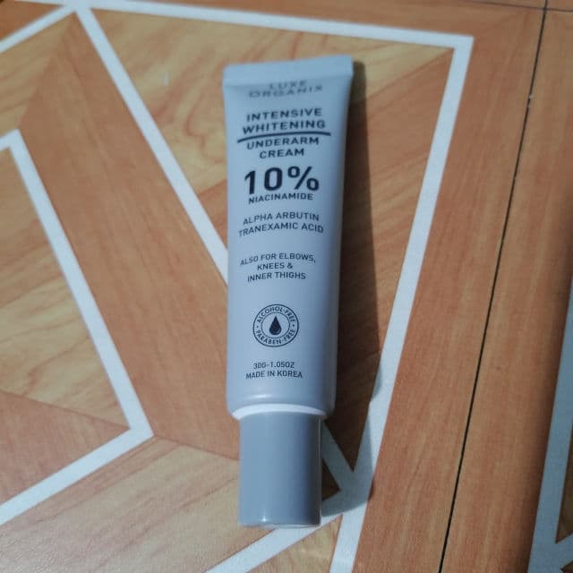 Luxe Organix Intensive Whitening Underarm Cream 10% Niacinamide review photo by Nica27