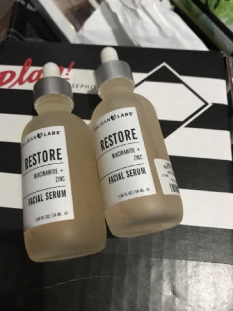 Valjean Labs Restore Facial Serum Niacinamide + Zinc review photo by Nicolerivera