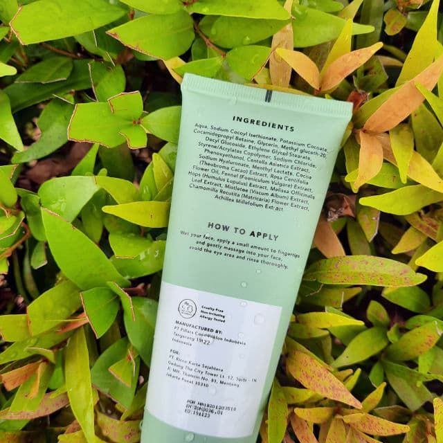 JARTE Beauty Cica Care Gentle Wash review photo by Ninskinjournal
