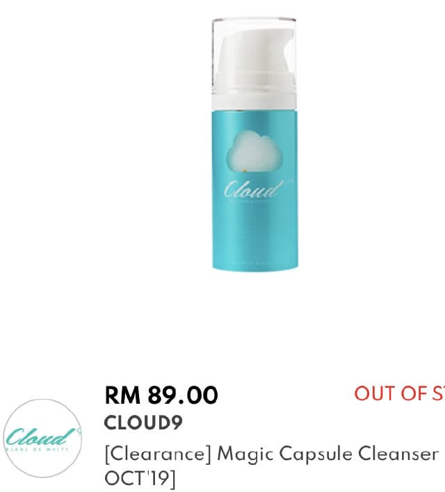 Cloud 9 Magic Capsule Cleanser review photo by Nisakniza