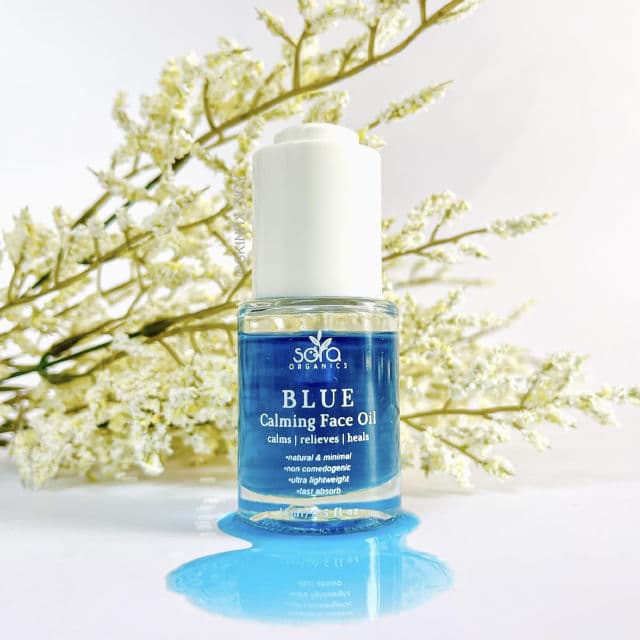 Sora Organics Blue Calming Face Oil review photo by skinrxncy