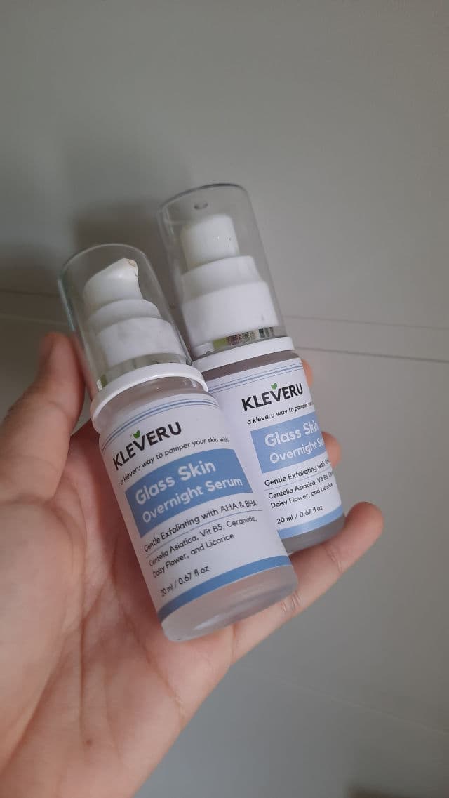Kleveru Glass Skin Overnight Serum review photo by Nrmlapw