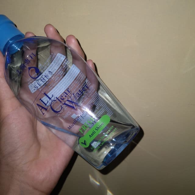 Senka ALL Clear Water Micellar Formula Fresh review photo by Ntii