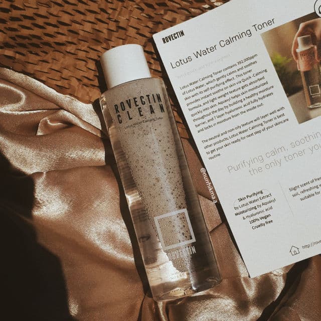 Rovectin Clean Lotus Water Calming Toner review photo by Nurhikmah