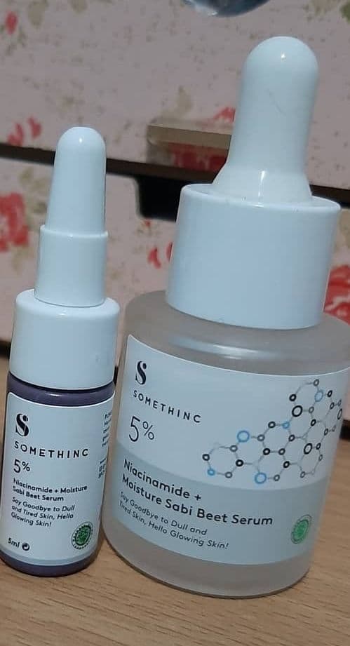 Somethinc Niacinamide + Moisture Beet Serum review photo by Nursyamsi