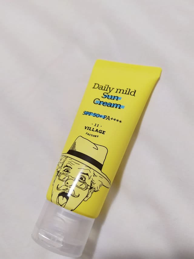 Village 11 Factory Daily Mild Sun Cream SPF 50+ PA++++ review photo by Oohladybegood