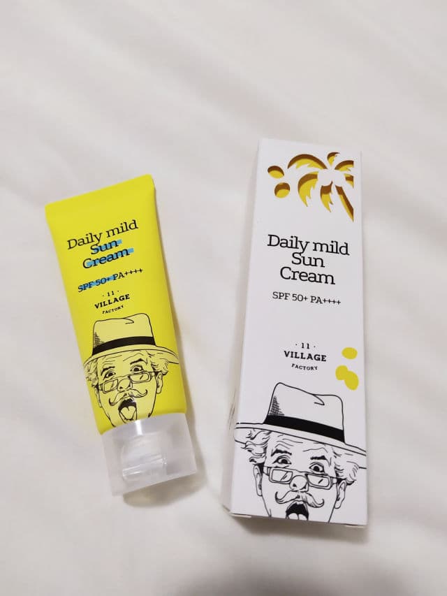 Village 11 Factory Daily Mild Sun Cream SPF 50+ PA++++ review photo by Oohladybegood