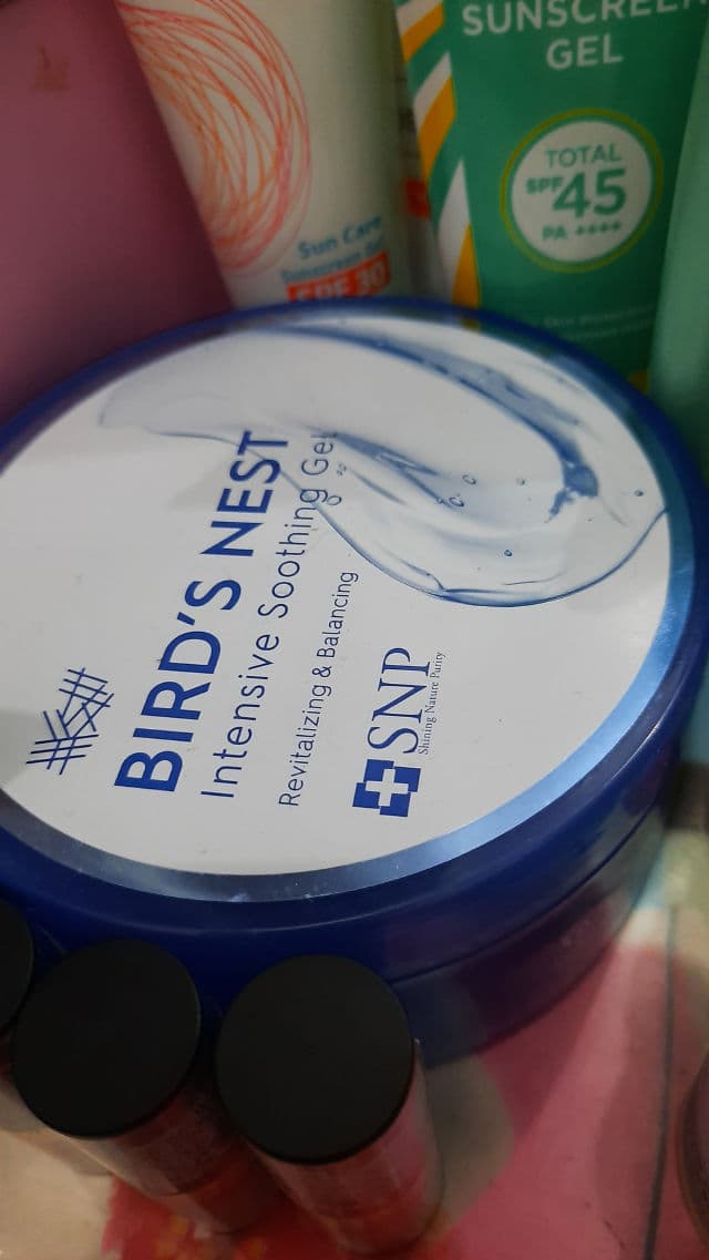 SNP Bird’s Nest Soothing Gel review photo by Bypitek