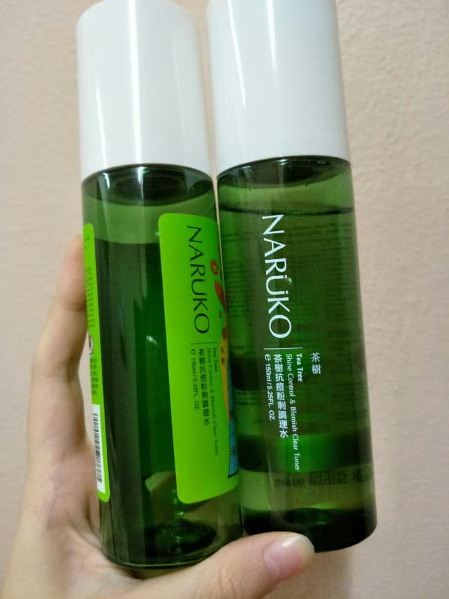 Naruko Tea Tree Shine Control & Blemish Clear Toner review photo by llazyy