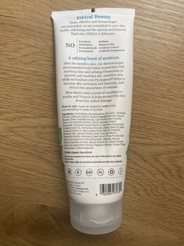 derma e Vitamin E Fragrance-Free Sensitive Skin Shea Body Lotion review photo by MiriamAyet