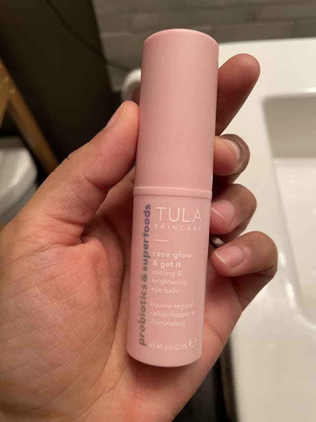 TULA Skincare Rose Glow & Get It Cooling & Brightening Eye Balm review photo by Picky11745