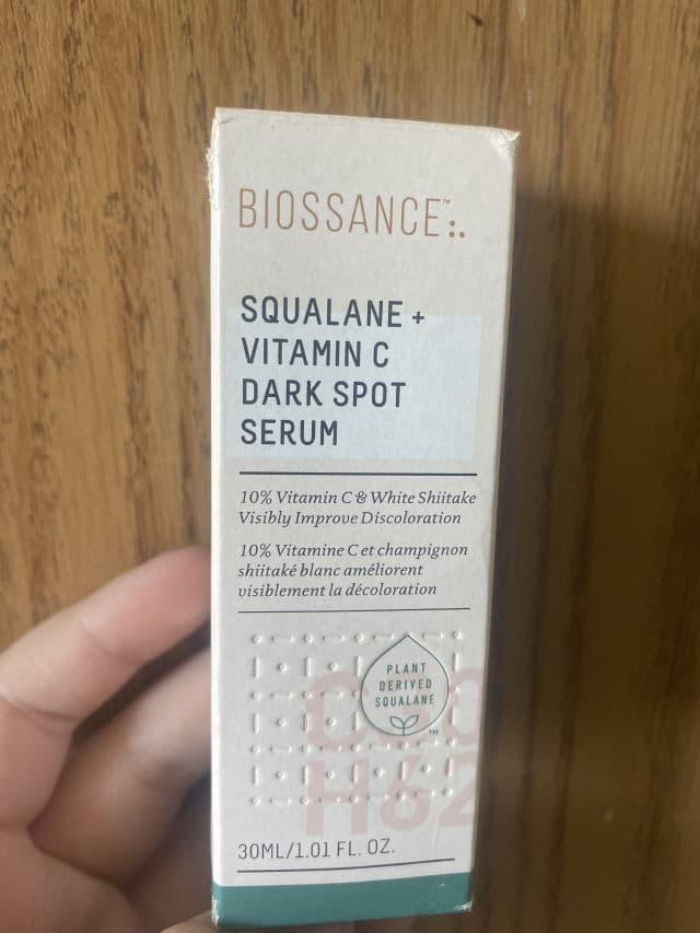 Biossance Squalane + Vitamin C Dark Spot Serum  review photo by Picky21445