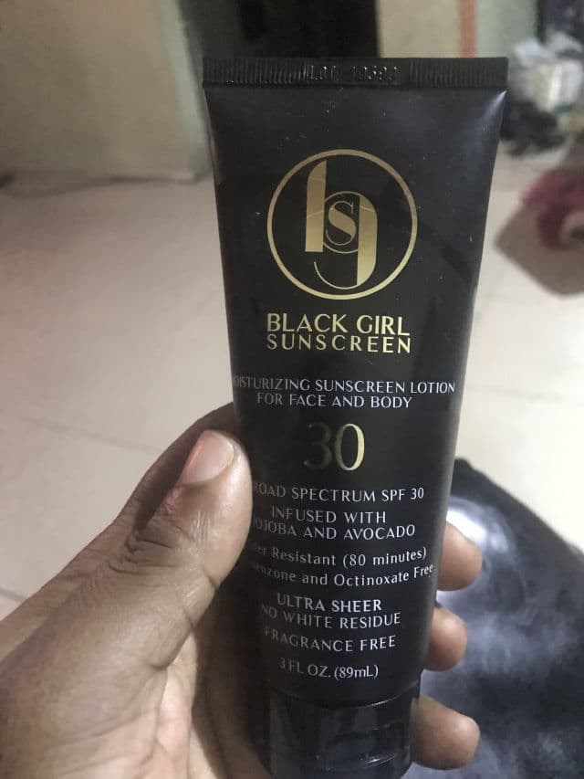 Black Girl Sunscreen Black Girl Sunscreen SPF 30 review photo by Picky35179