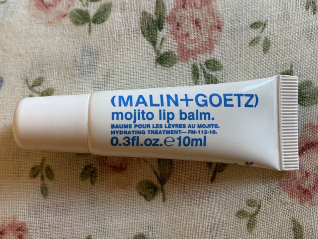 MALIN + GOETZ Mojito Lip Balm review photo by Reme