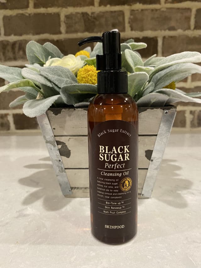SKINFOOD Black Sugar Perfect Cleansing Oil review photo by cleahanchey
