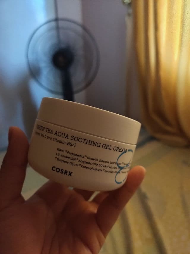 COSRX Hydrium Green Tea Aqua Soothing Gel Cream review photo by Beautywithin