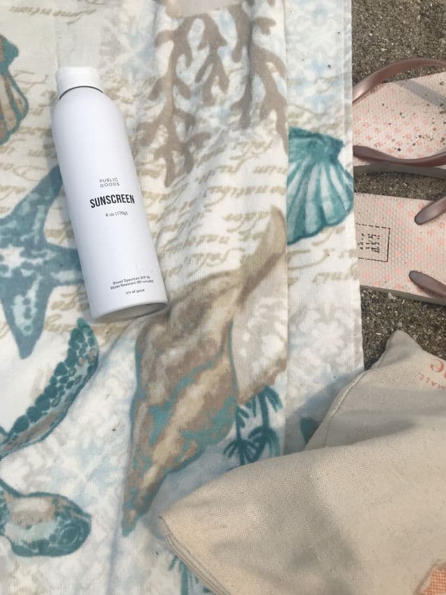 Public Goods Sunscreen SPF 50 review photo by PickyLee